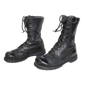 Corcoran 1525 Men's Size 6.5 E USA Black Leather Cap Toe Field Jump Combat Boots
